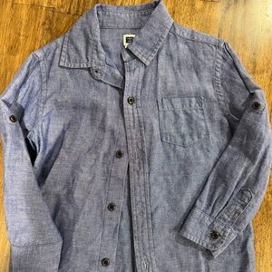Janie and Jack Blue Button Down Shirt